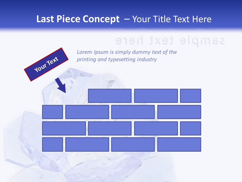 Texture Glass Surprise PowerPoint Template