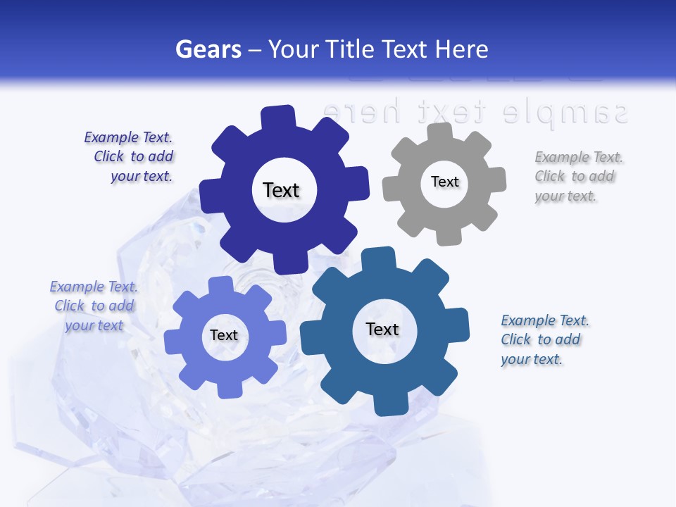 Texture Glass Surprise PowerPoint Template
