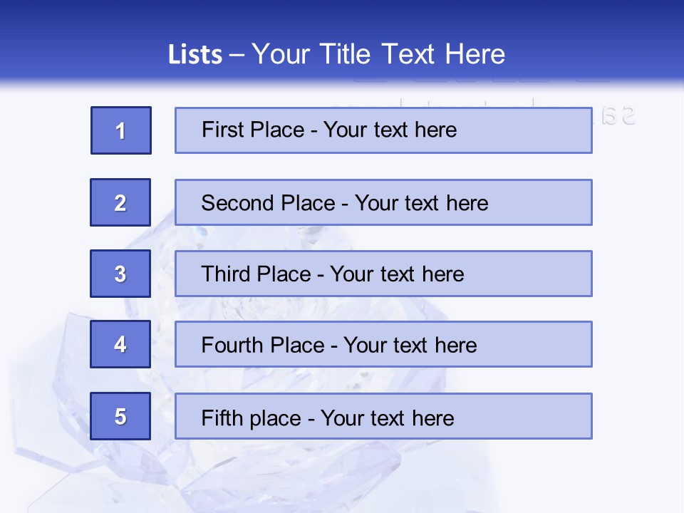 Texture Glass Surprise PowerPoint Template