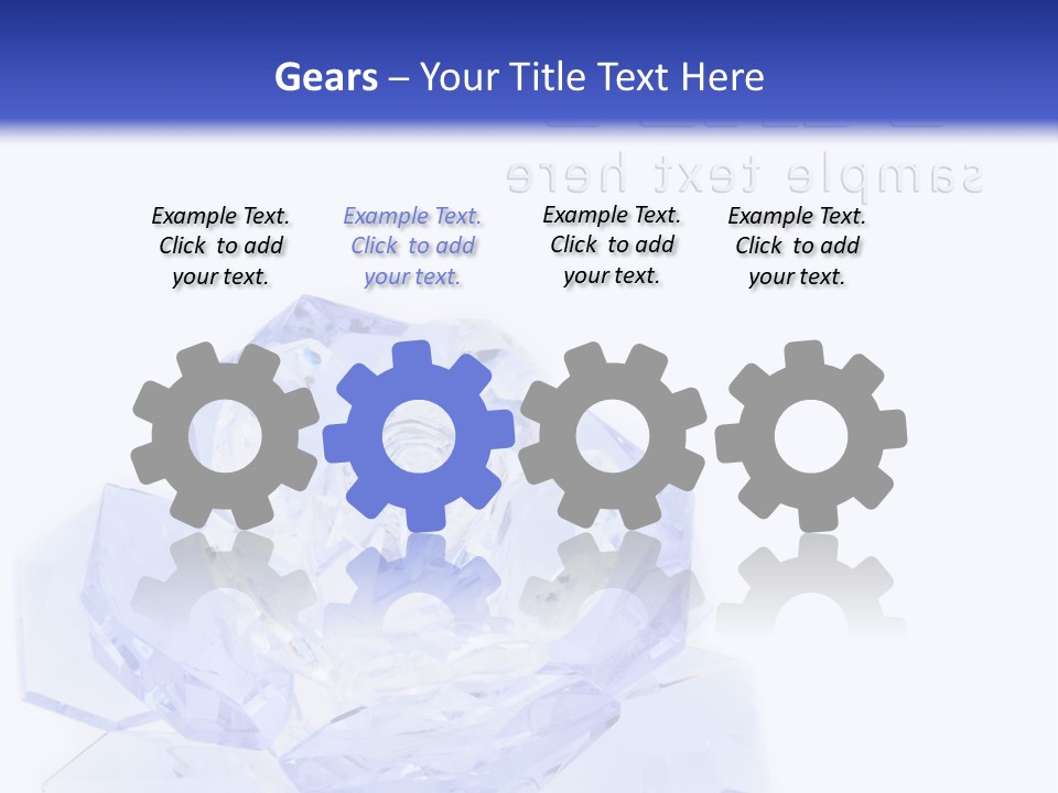 Texture Glass Surprise PowerPoint Template