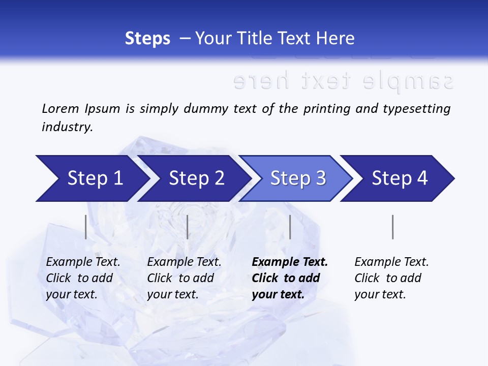 Texture Glass Surprise PowerPoint Template