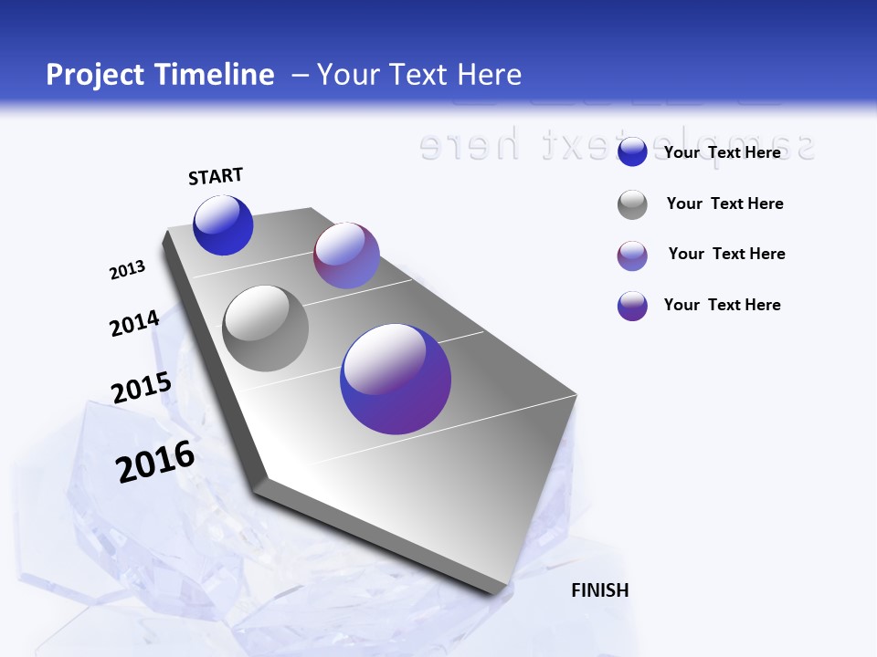 Texture Glass Surprise PowerPoint Template