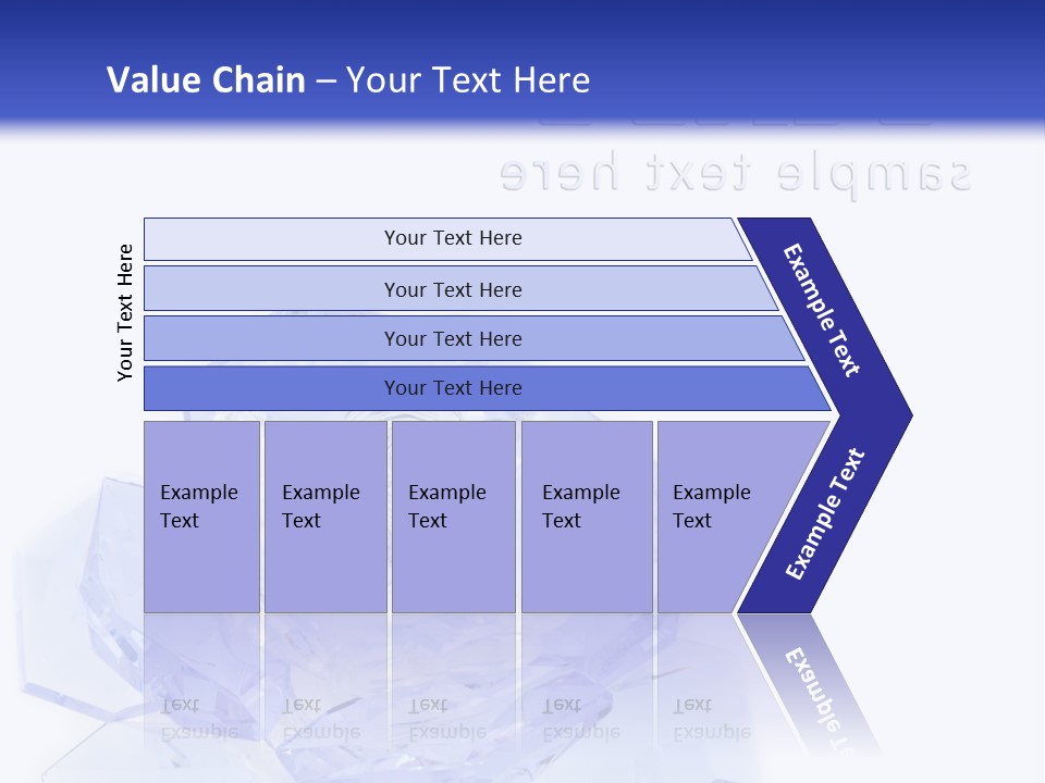 Texture Glass Surprise PowerPoint Template