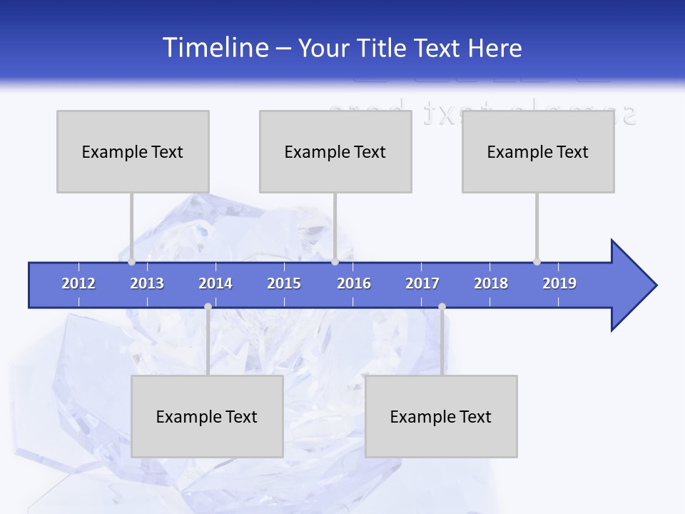 Texture Glass Surprise PowerPoint Template