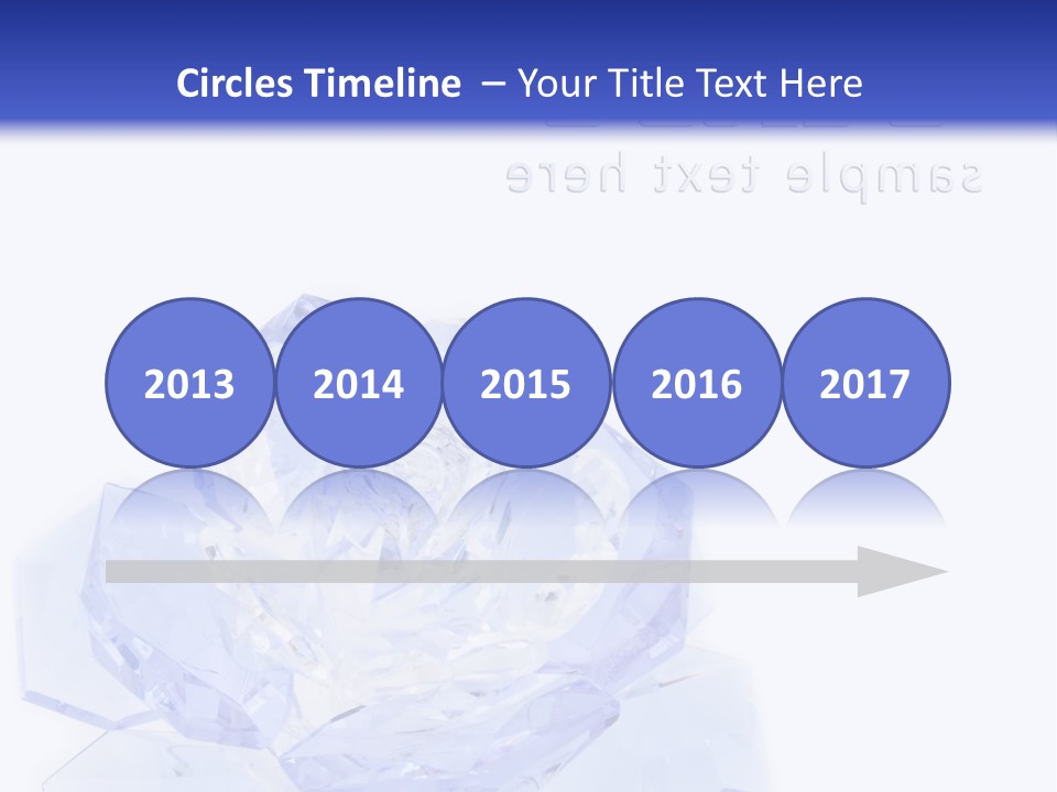Texture Glass Surprise PowerPoint Template