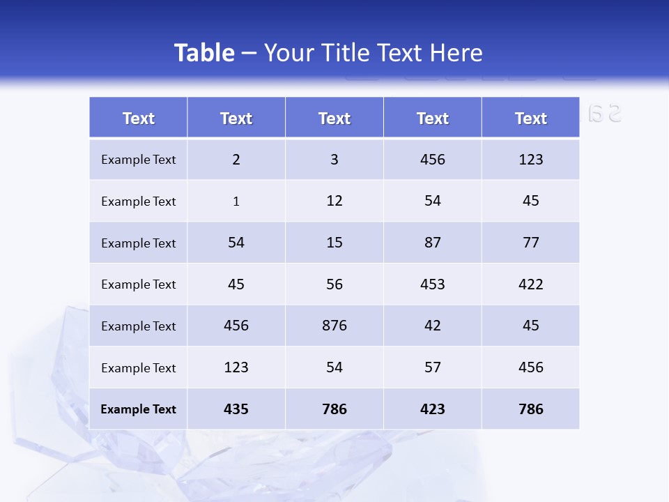Texture Glass Surprise PowerPoint Template