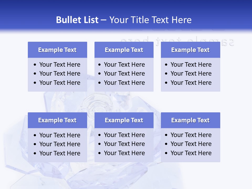 Texture Glass Surprise PowerPoint Template