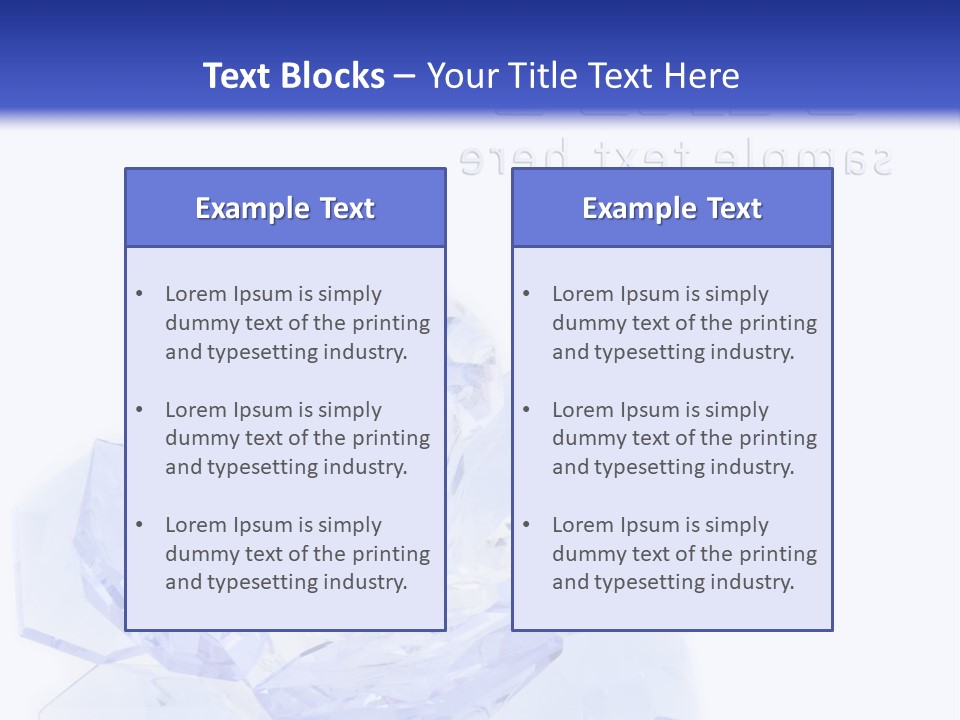 Texture Glass Surprise PowerPoint Template