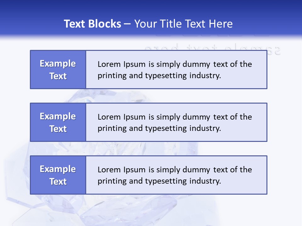 Texture Glass Surprise PowerPoint Template