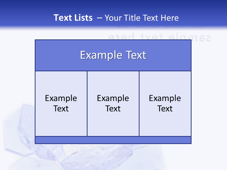Texture Glass Surprise PowerPoint Template