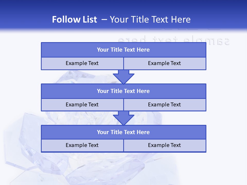 Texture Glass Surprise PowerPoint Template