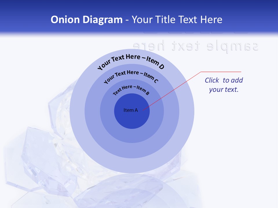 Texture Glass Surprise PowerPoint Template