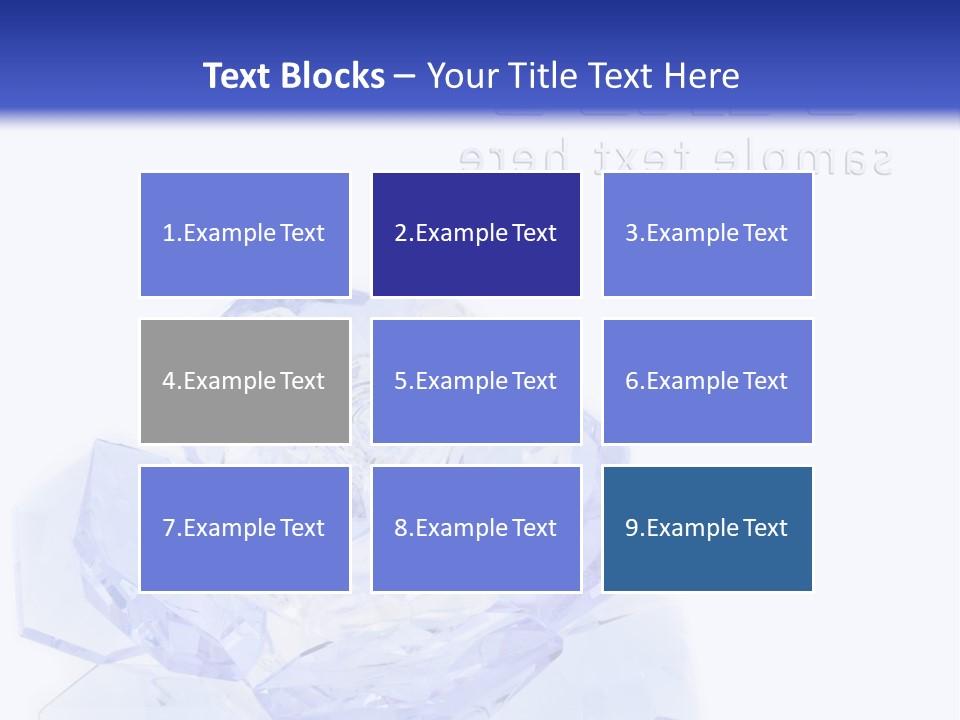 Texture Glass Surprise PowerPoint Template