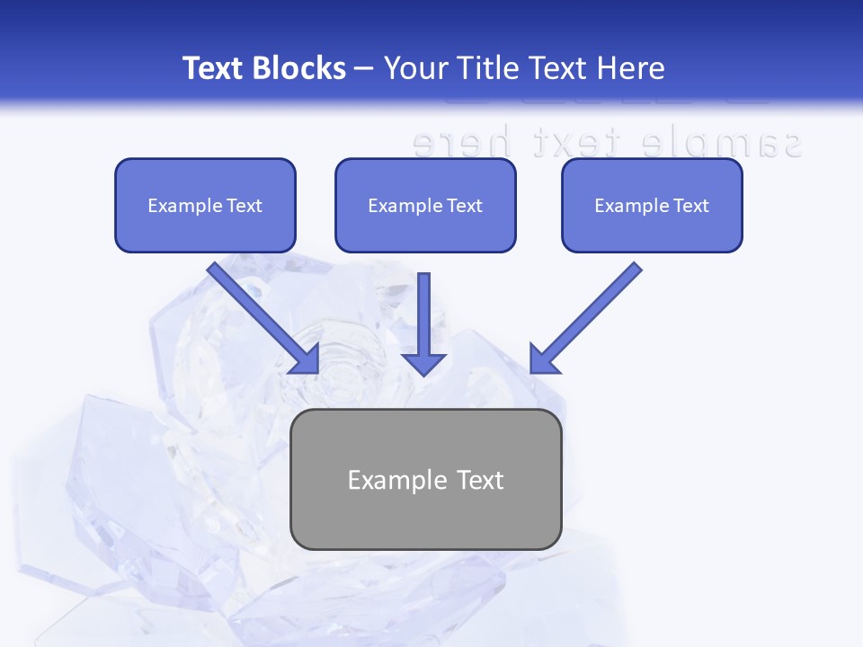 Texture Glass Surprise PowerPoint Template