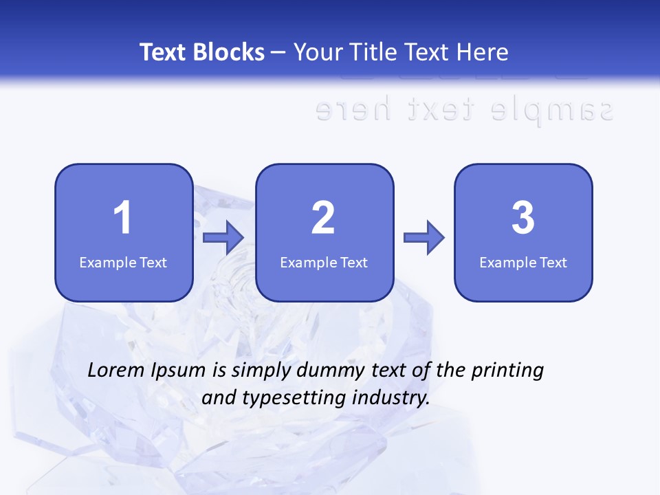 Texture Glass Surprise PowerPoint Template
