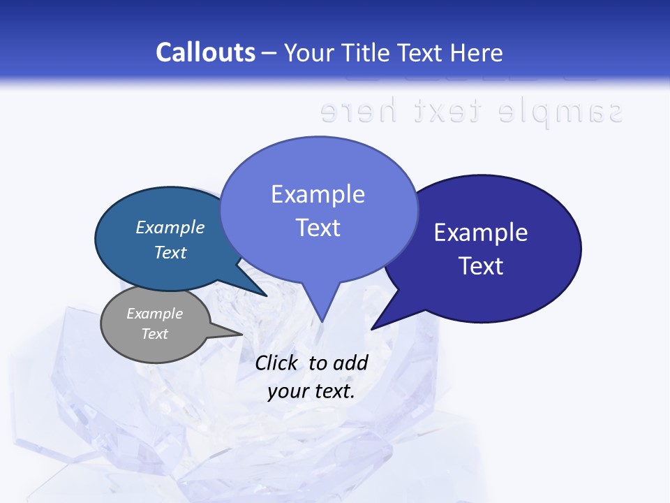 Texture Glass Surprise PowerPoint Template