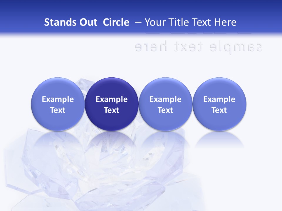 Texture Glass Surprise PowerPoint Template