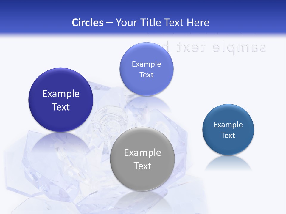 Texture Glass Surprise PowerPoint Template