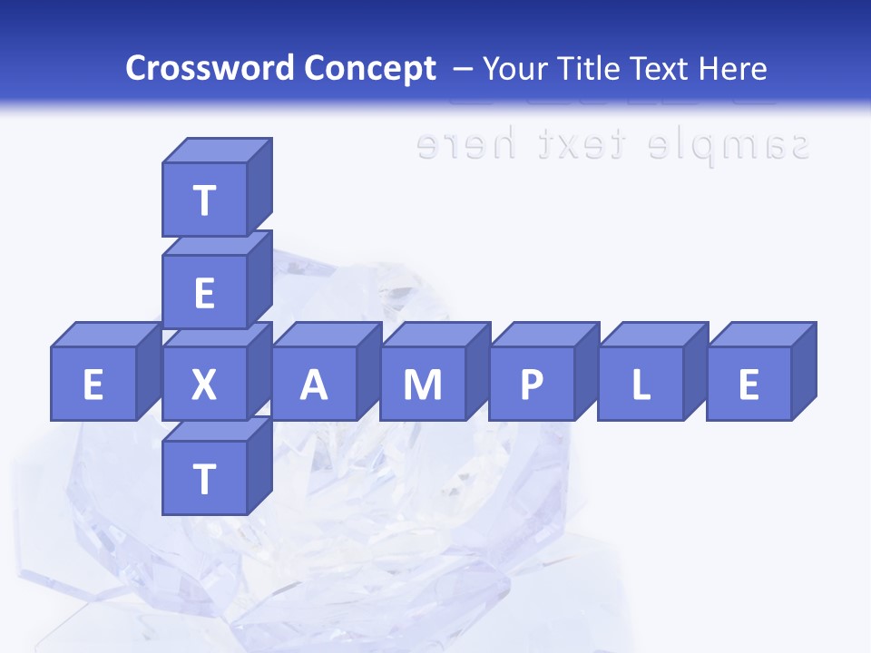 Texture Glass Surprise PowerPoint Template