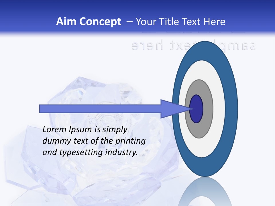 Texture Glass Surprise PowerPoint Template