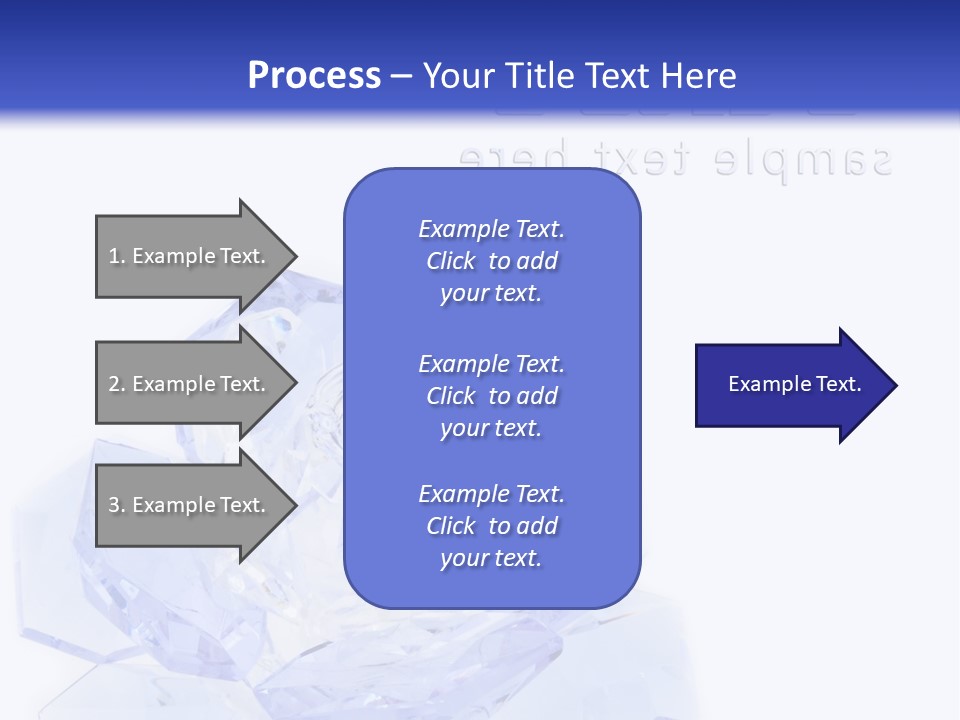 Texture Glass Surprise PowerPoint Template