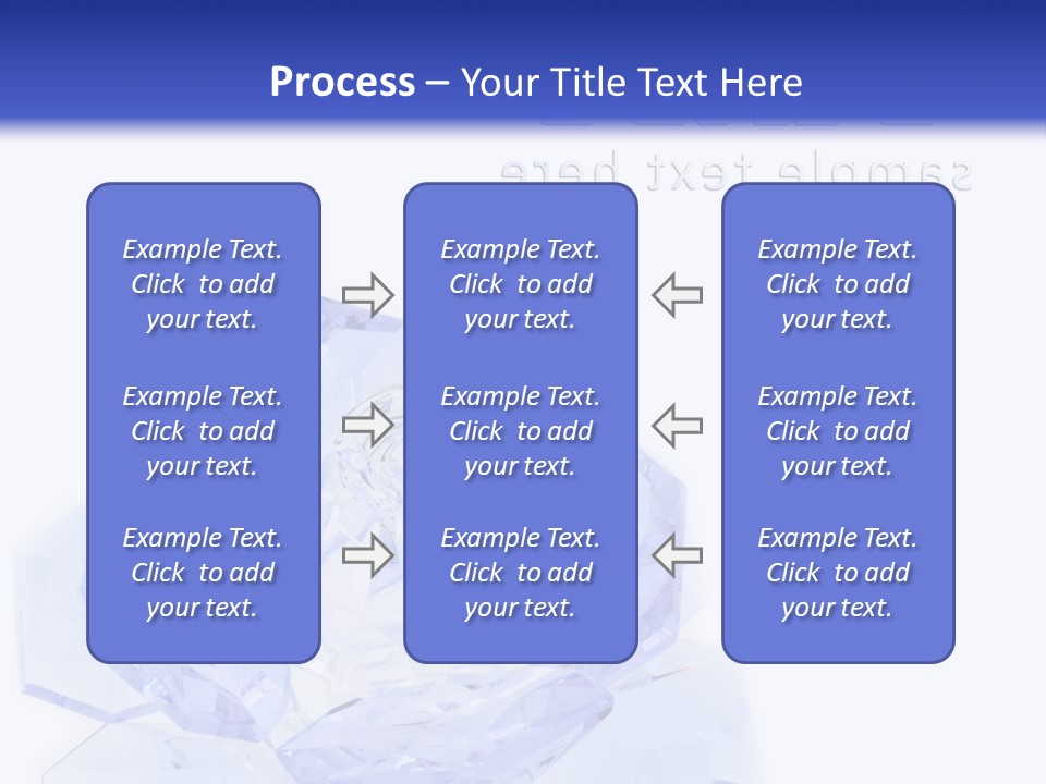 Texture Glass Surprise PowerPoint Template