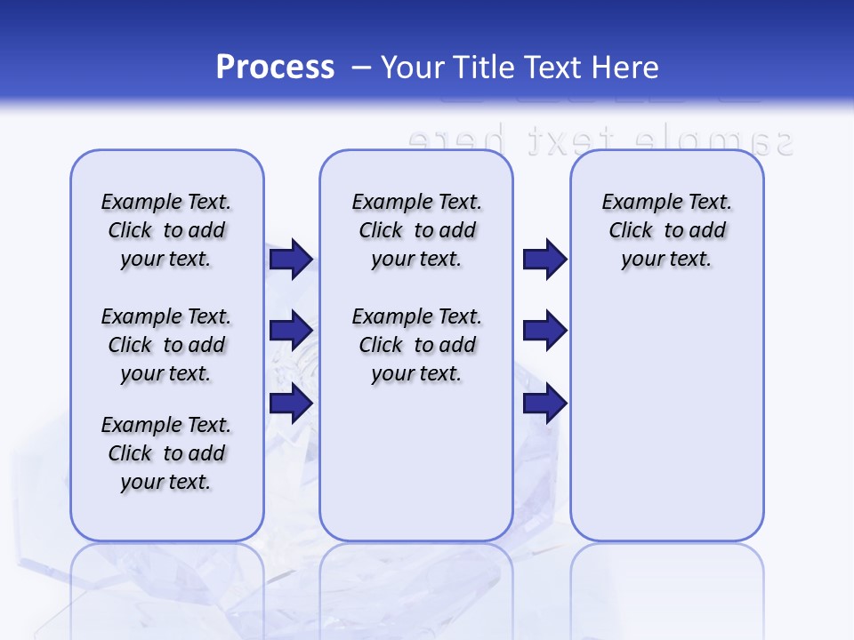Texture Glass Surprise PowerPoint Template