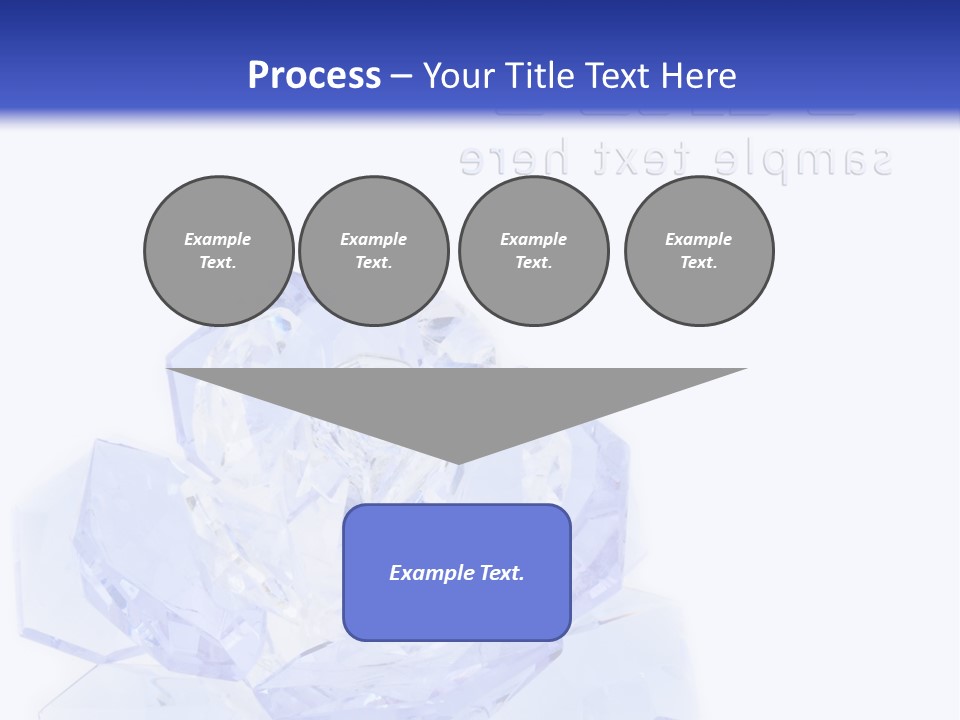 Texture Glass Surprise PowerPoint Template