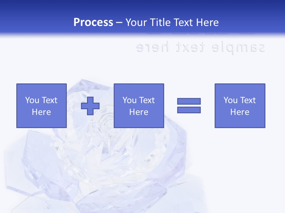 Texture Glass Surprise PowerPoint Template