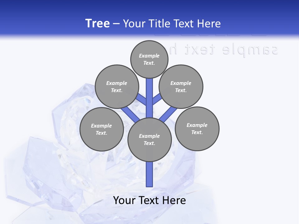 Texture Glass Surprise PowerPoint Template