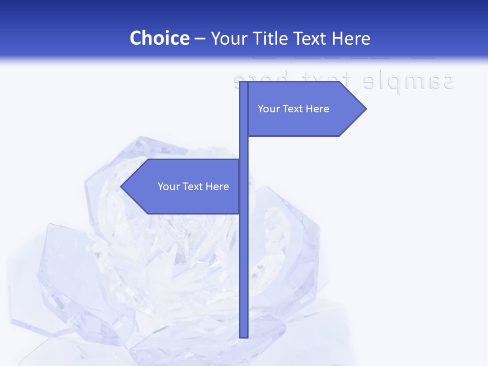 Texture Glass Surprise PowerPoint Template