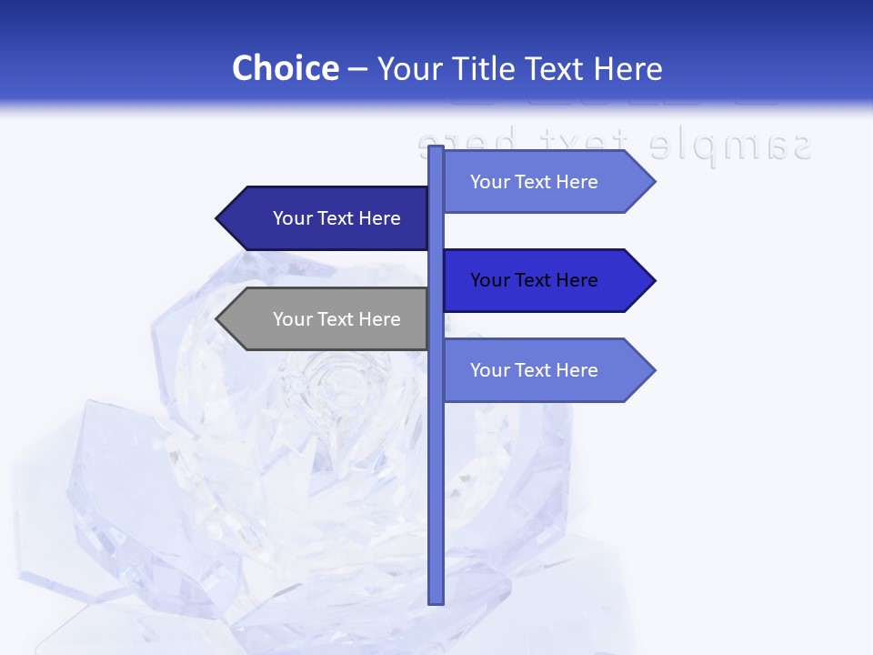 Texture Glass Surprise PowerPoint Template