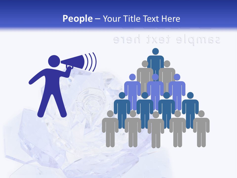 Texture Glass Surprise PowerPoint Template