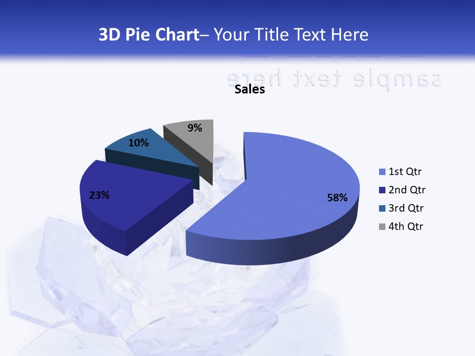 Texture Glass Surprise PowerPoint Template