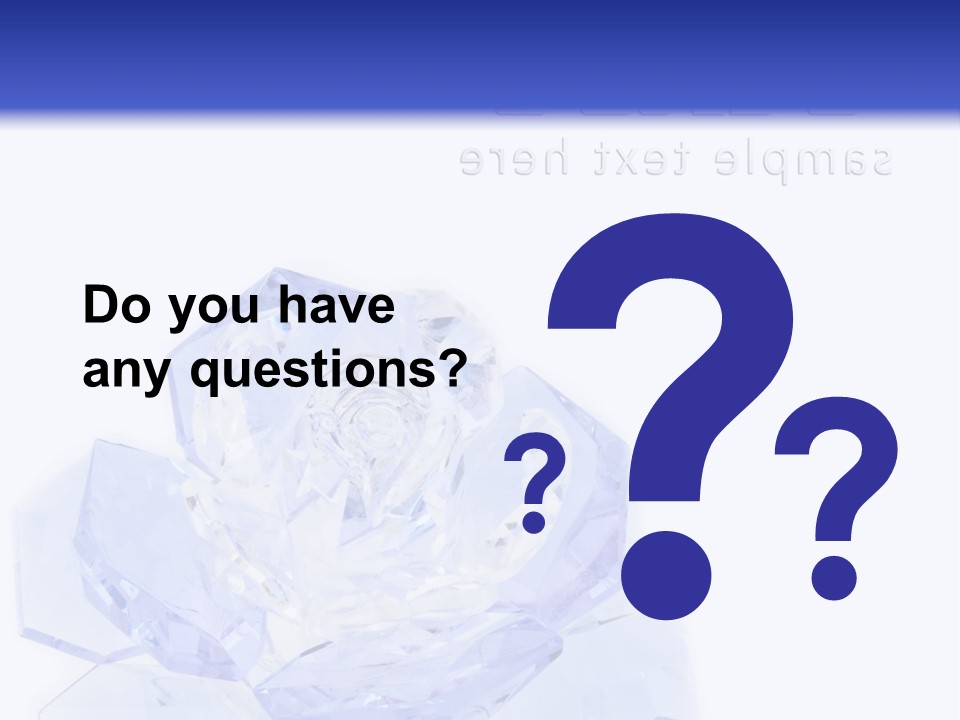 Texture Glass Surprise PowerPoint Template