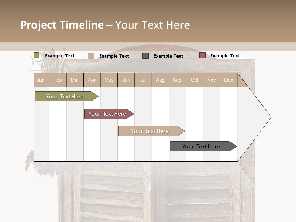 Shutter Lavender Isolate PowerPoint Template