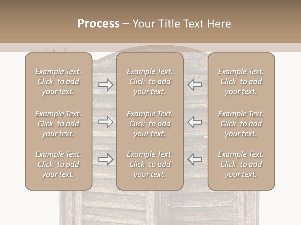 Shutter Lavender Isolate PowerPoint Template