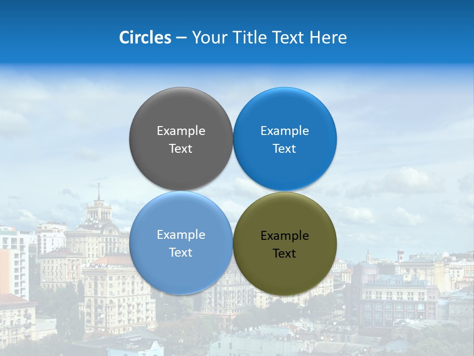 Building Old Aerial PowerPoint Template