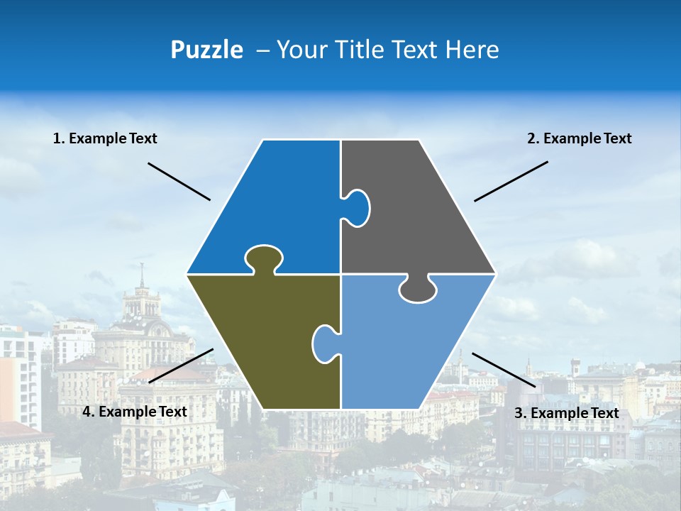 Building Old Aerial PowerPoint Template