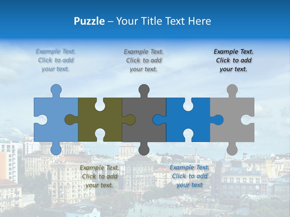 Building Old Aerial PowerPoint Template