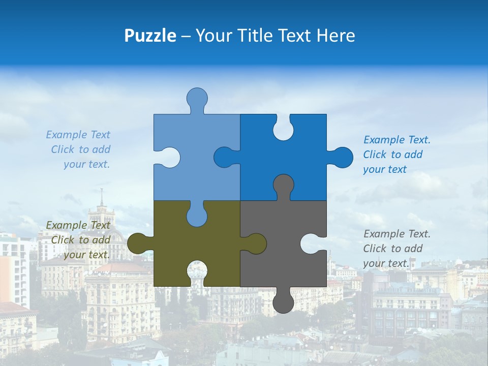 Building Old Aerial PowerPoint Template