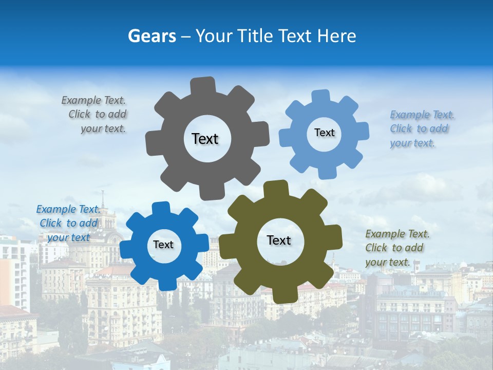 Building Old Aerial PowerPoint Template