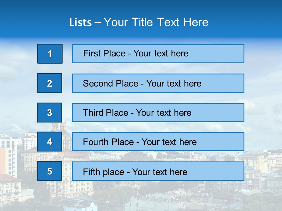 Building Old Aerial PowerPoint Template