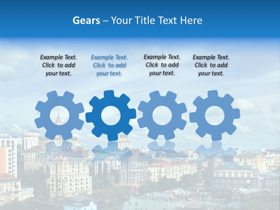 Building Old Aerial PowerPoint Template