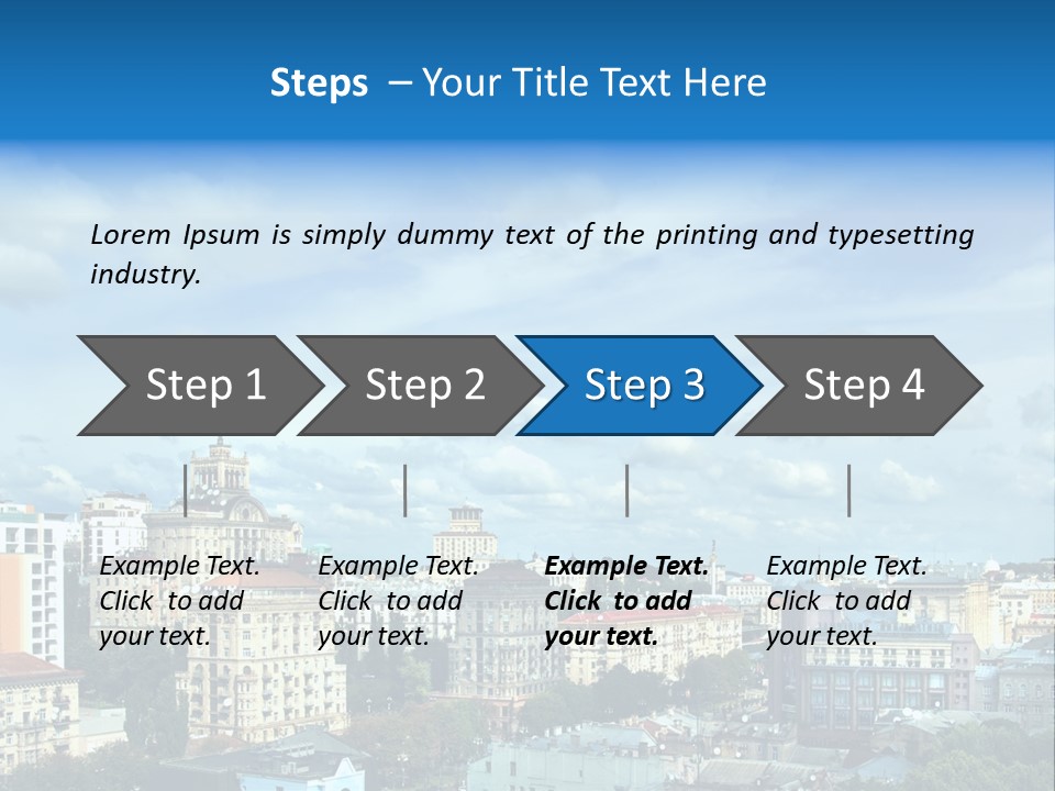 Building Old Aerial PowerPoint Template