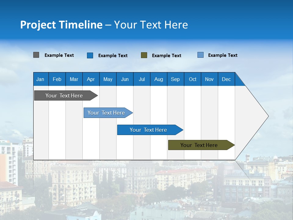 Building Old Aerial PowerPoint Template
