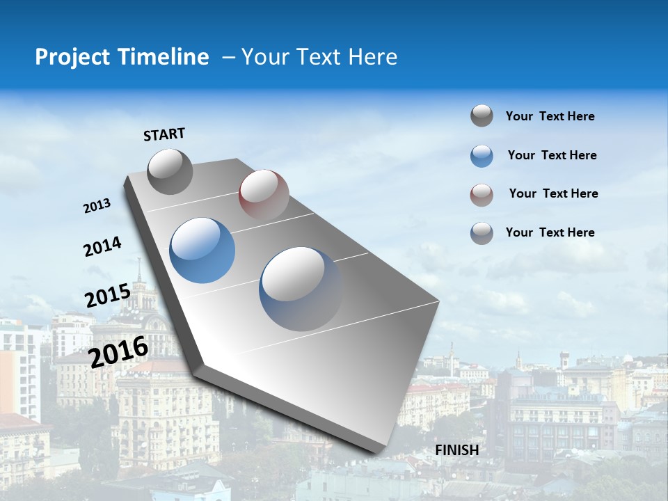 Building Old Aerial PowerPoint Template