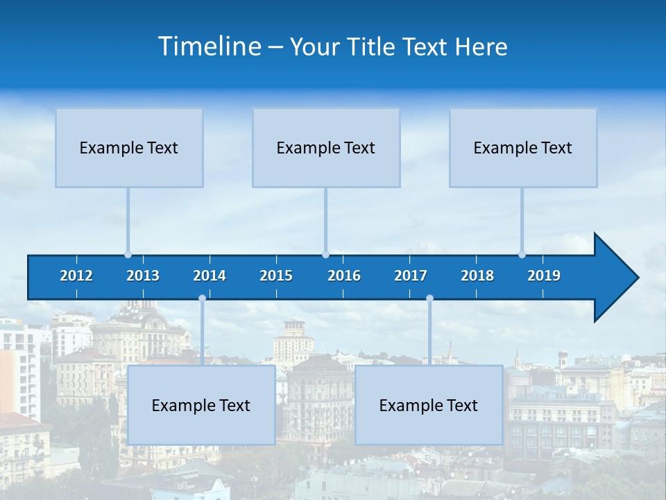 Building Old Aerial PowerPoint Template