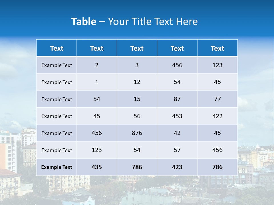 Building Old Aerial PowerPoint Template