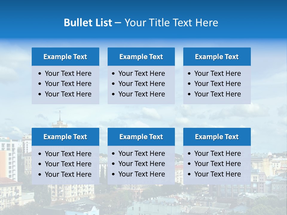 Building Old Aerial PowerPoint Template